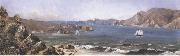 Percy Gray The Golden Gate Viewed from San Francisco (mk42) oil painting artist